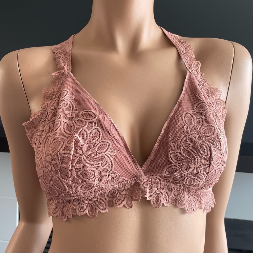 Aerie Mauve Coloured Lace Bralette